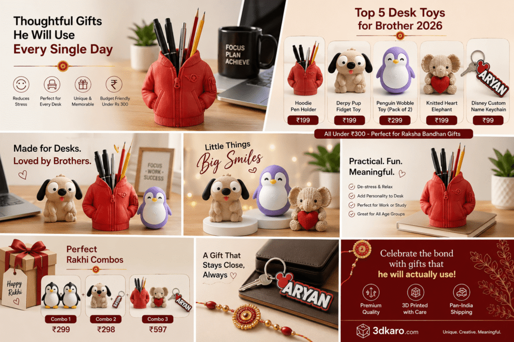 3d karo combo desk toys for brother fpr rakhi 2026