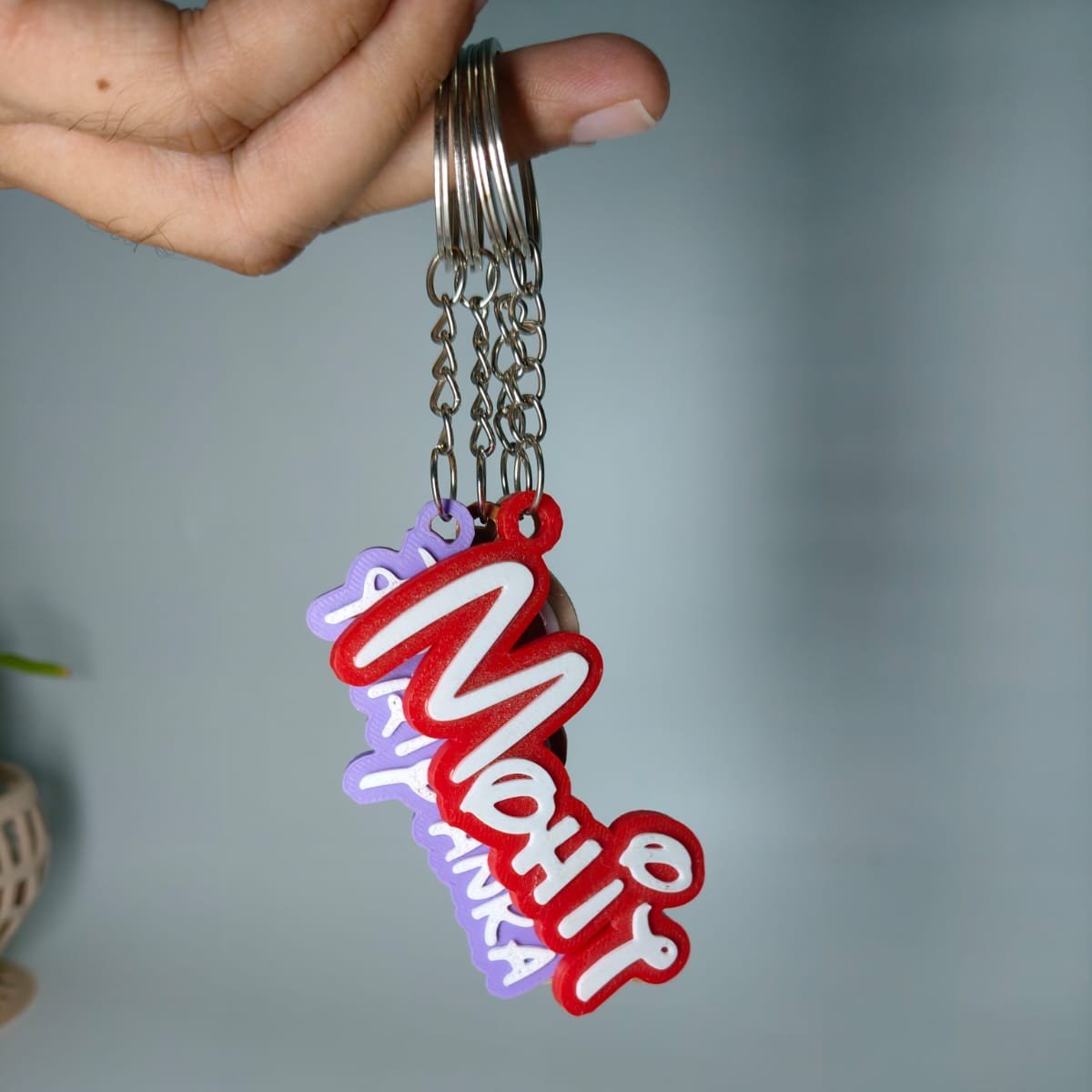 3d karo custom name keychain online order