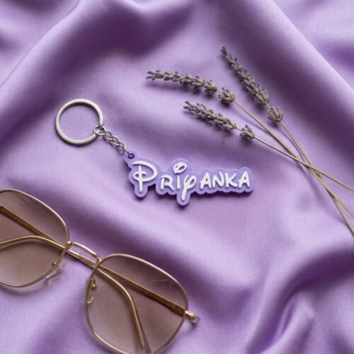 3d karo keychain lavender