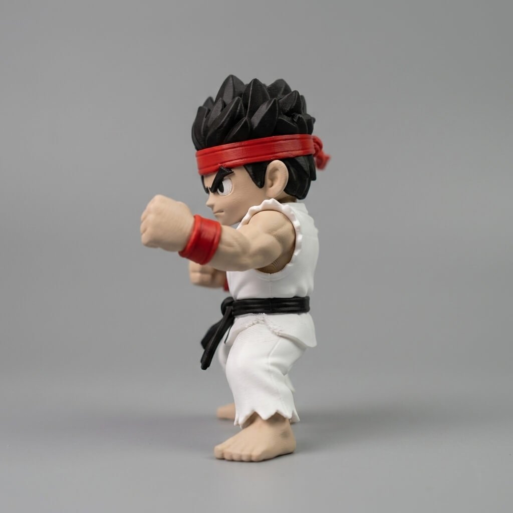 Chibi Street Fighter Warrior Figure right
