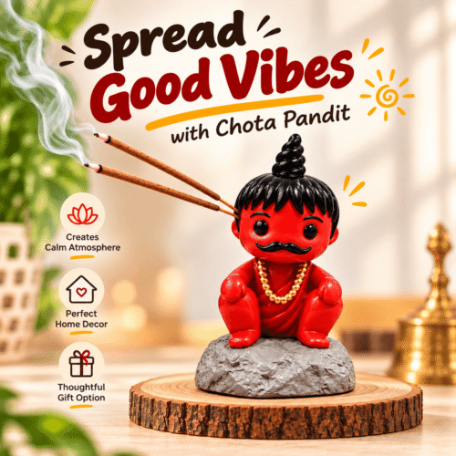 Chota Pandit – 3D Printed Incense Holder, Desk Decor & Gift